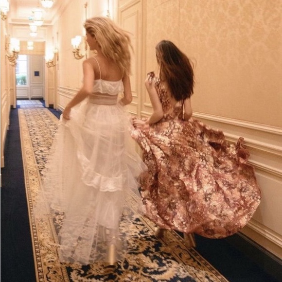 NWT LOVESHACKFANCY Avianna Antique Gown White Size 2 Silk - Picture 11 of 15